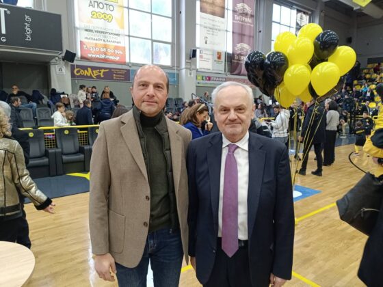 Στην κοπή Πρωτοχρονιάτικης Πίτας του Γυμναστικού Συλλόγου Αμαρουσίου περευρέθηκε ο κ. Τάσος Γιαννακόπουλος.